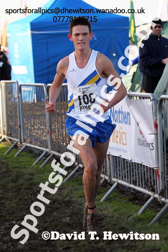 Mens juniors Northern Cross Country  Championships, Pontefract. Photo: David T. Hewitson/Sports for All Pics